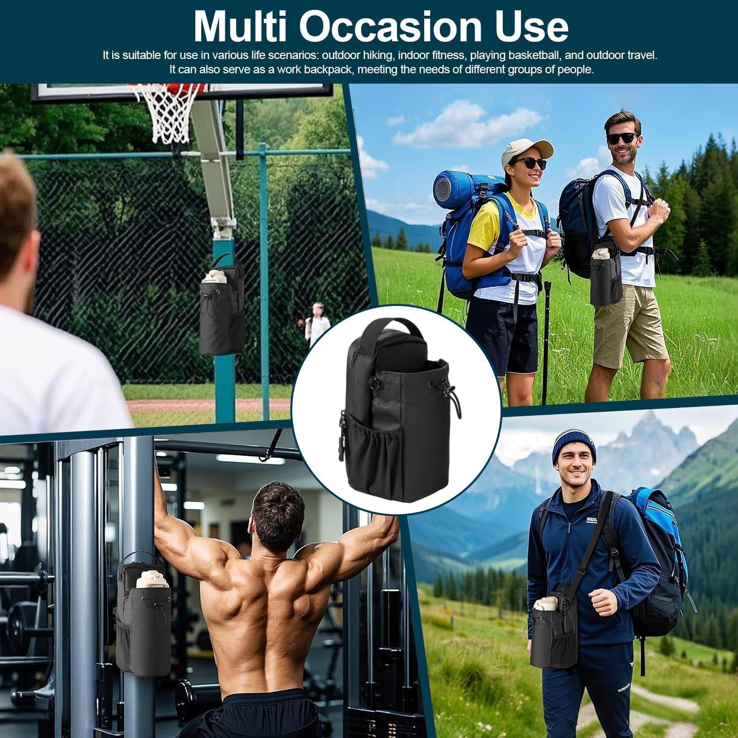 Fitness Magnetic Water Bottle Holder