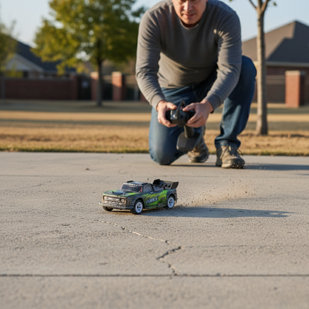 4 Wheel drive rally car