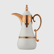 Vacuum Flask Jug CAN 1.0L Matt White Gold