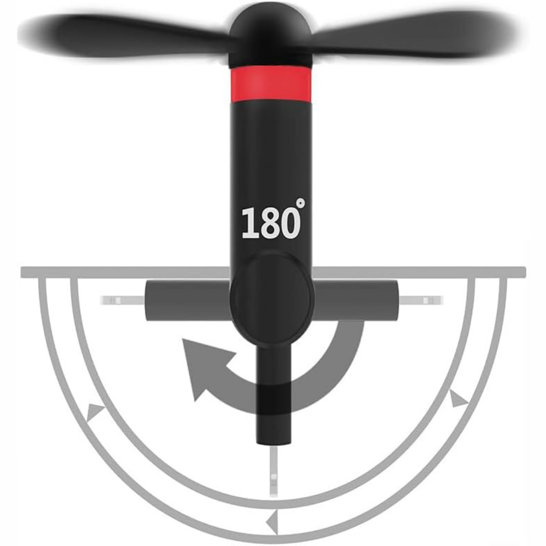 Cell Phone Rotating Fan