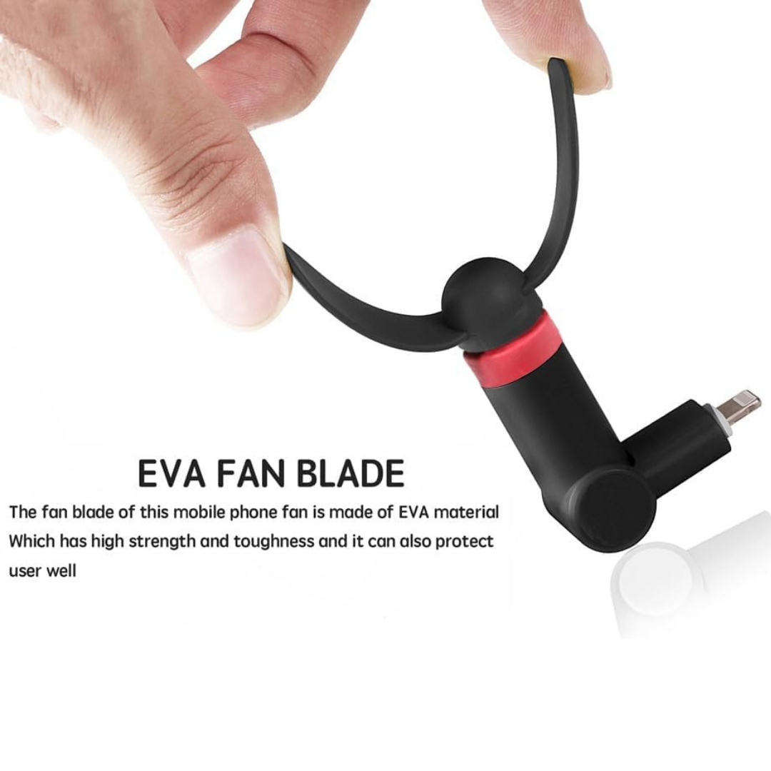 Cell Phone Rotating Fan