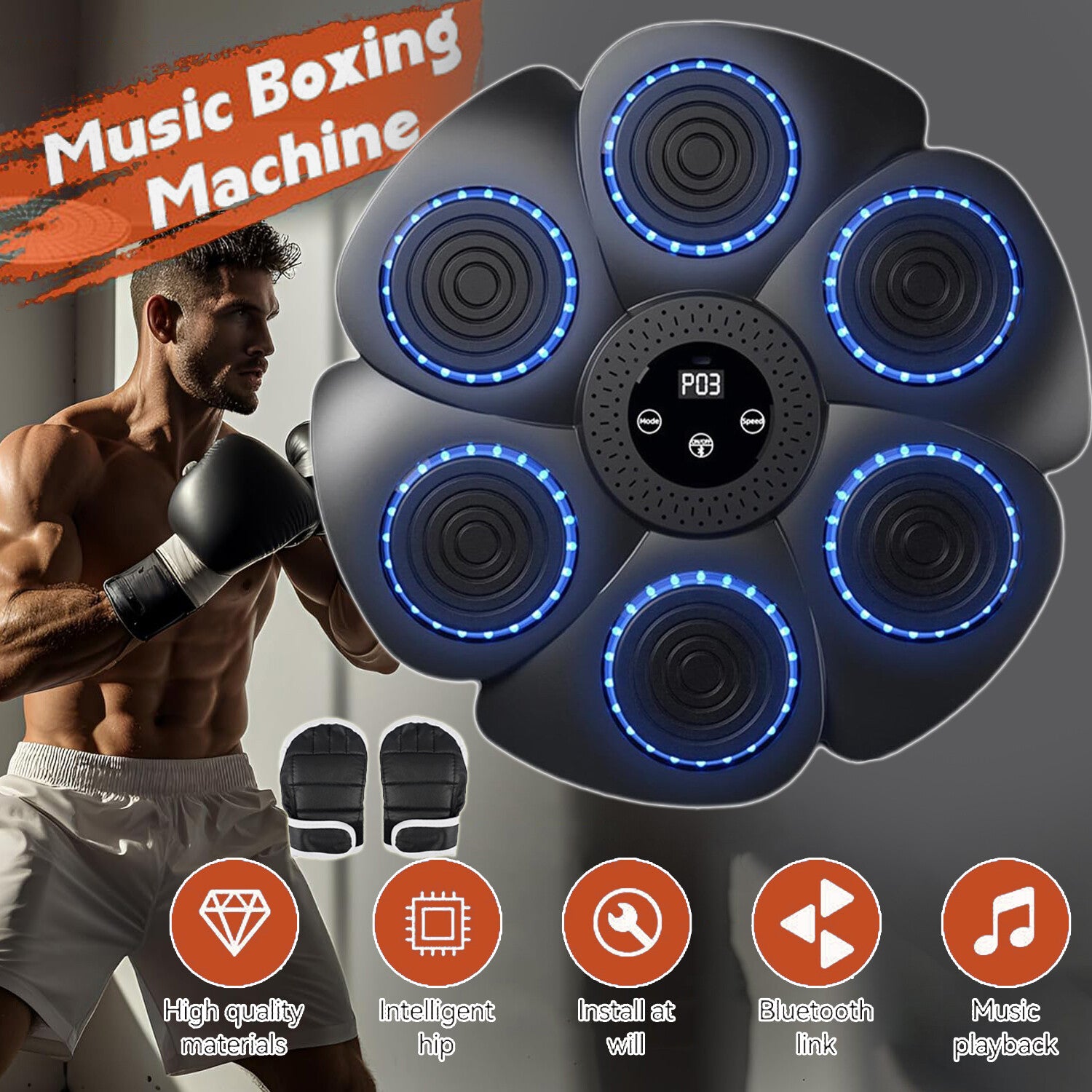 Musical Boxing Target