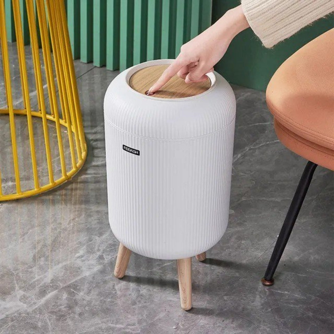 Small Tall Trash Can