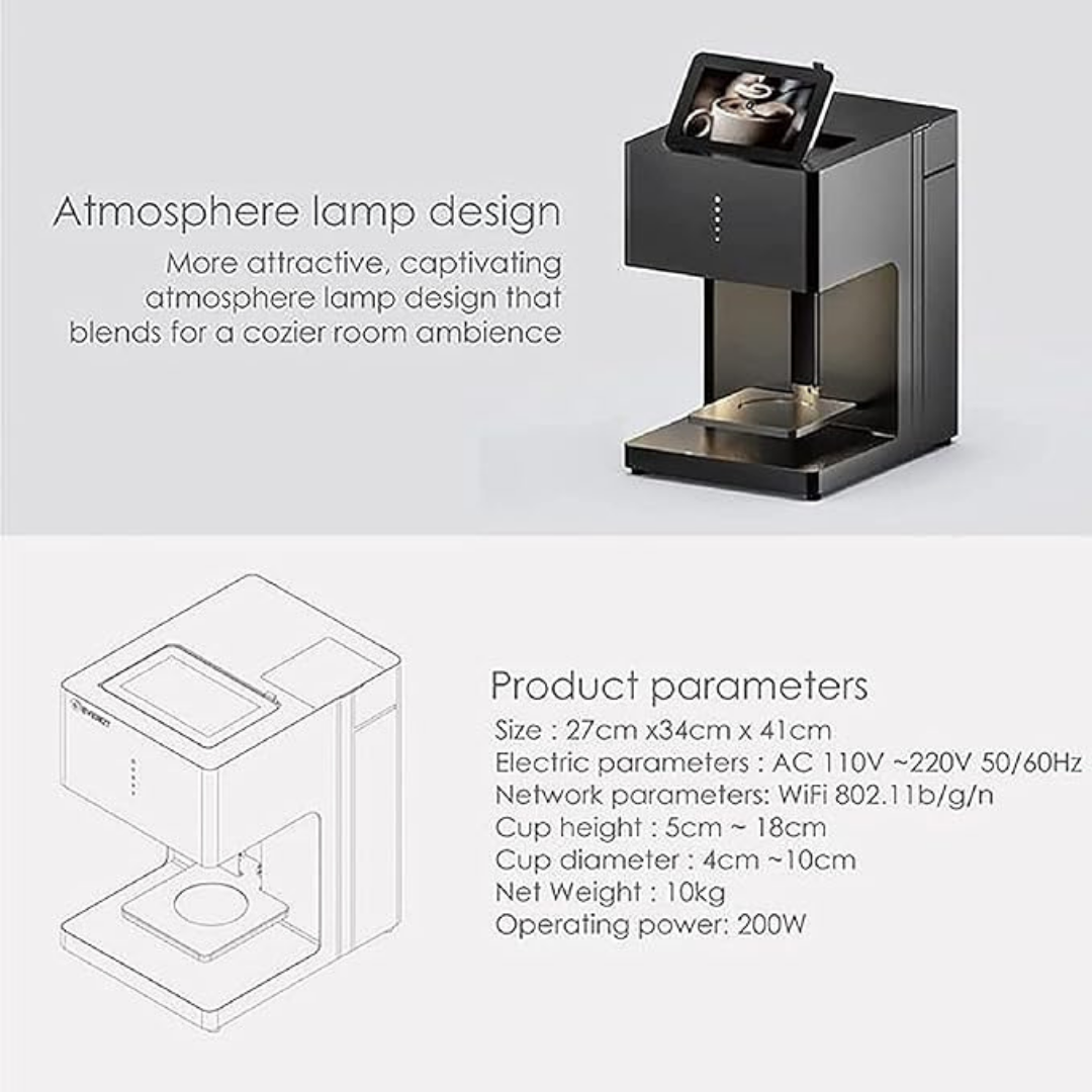 3D Coffee Latte Art Machine