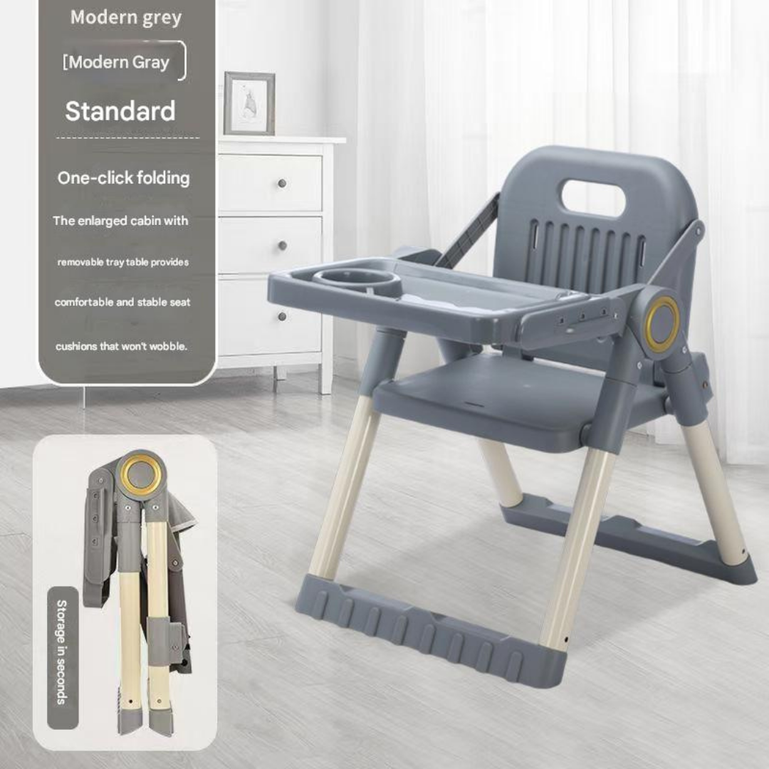 Folding dining chair with low legs