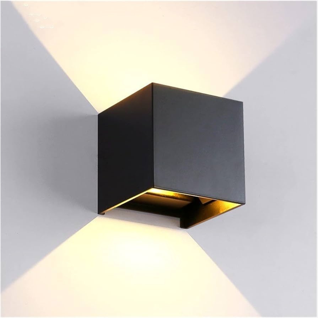 Modern Black Square Led Light