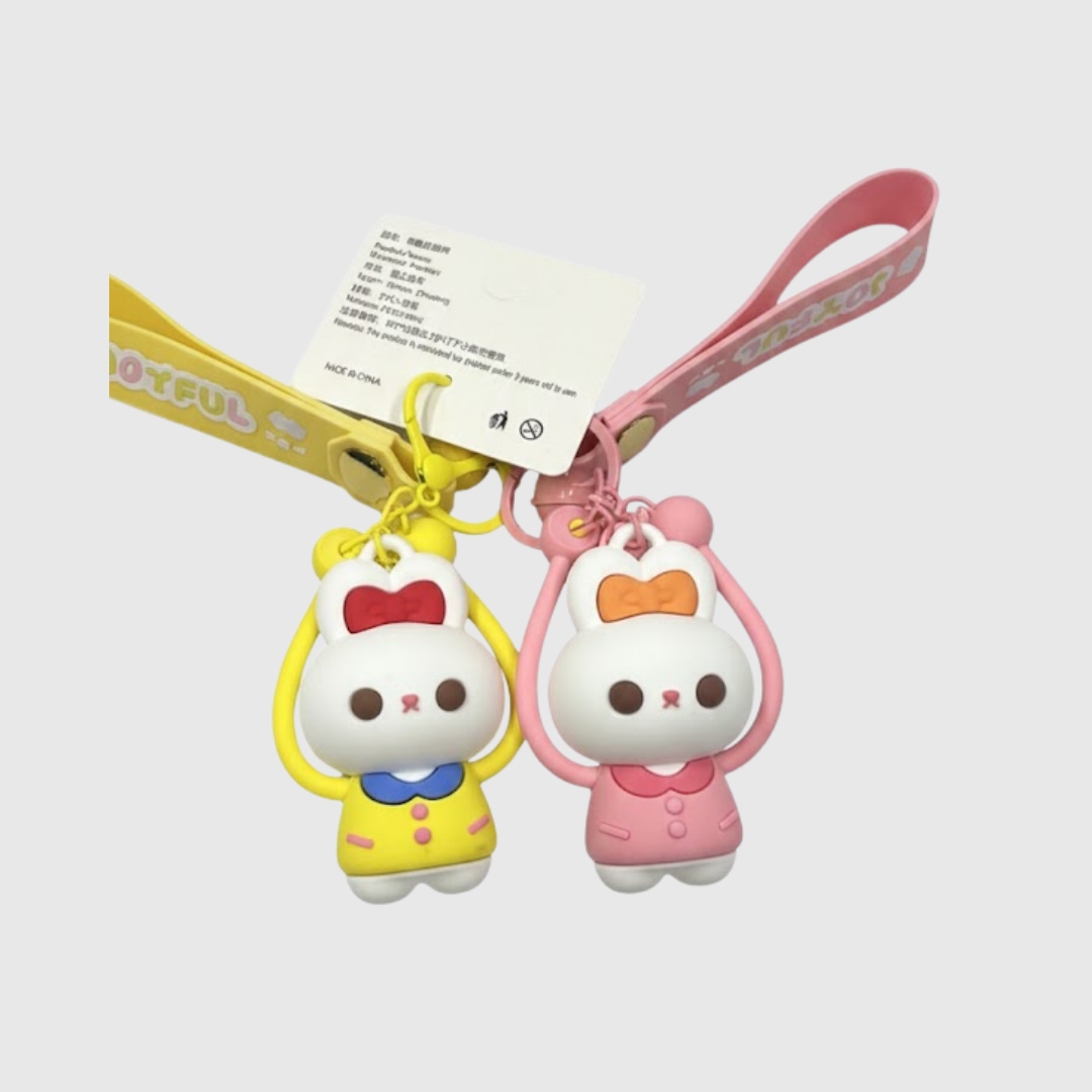 Rabbit Magnetic Hand-in-Hand Charm Pendant