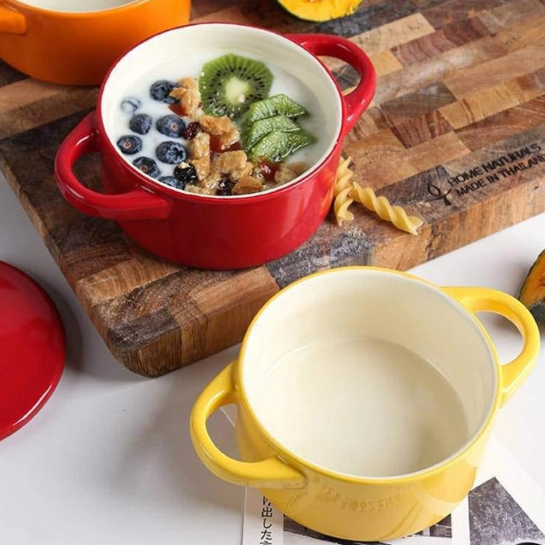 Solid Color Ceramic Bowl