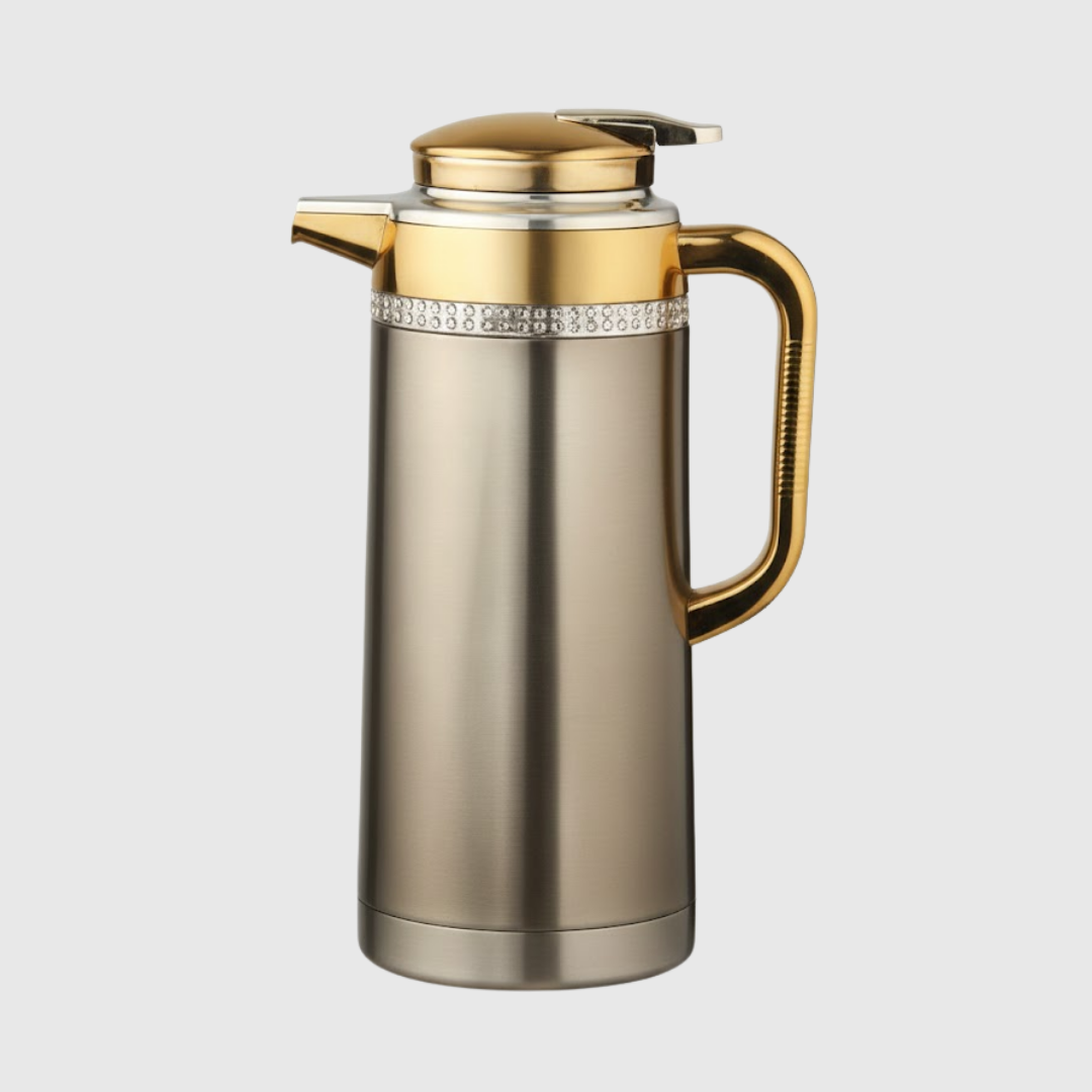 Thermal Flask Jug Amber Gray 1.9L