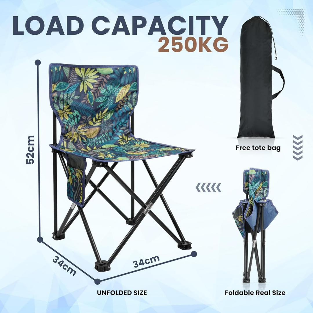 Colorful Leaves Camping Chair