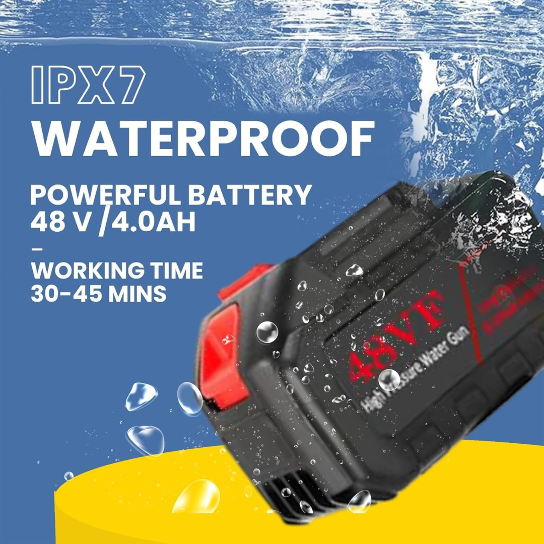 Battery Car Washer With Toolbox