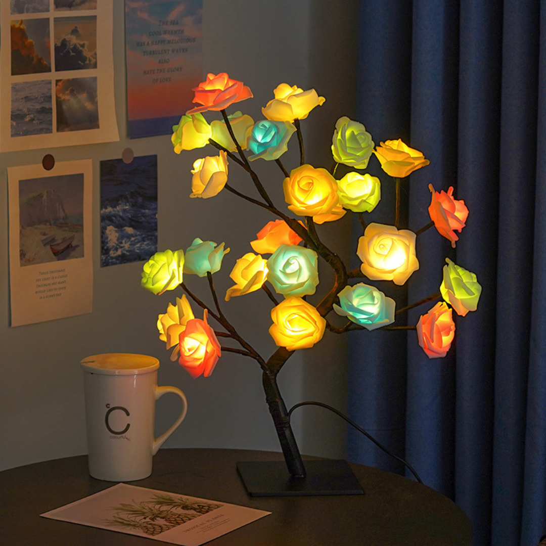 LED Rose Tree Lamp
