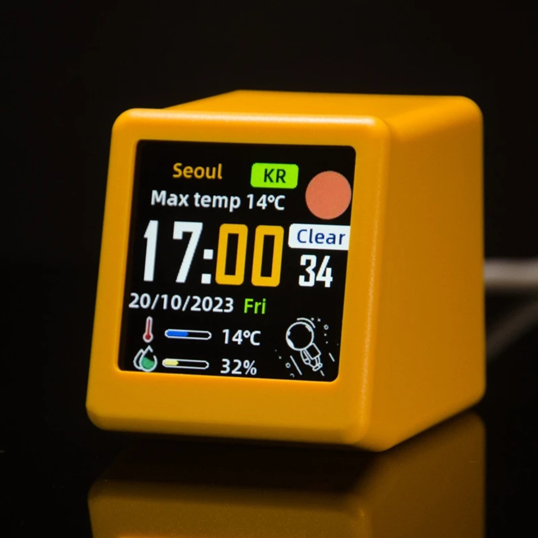 Mini Desktop Weather And Clock
