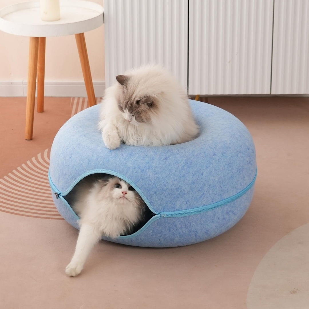 Felt Cat's Nest Donut Tunnel-S