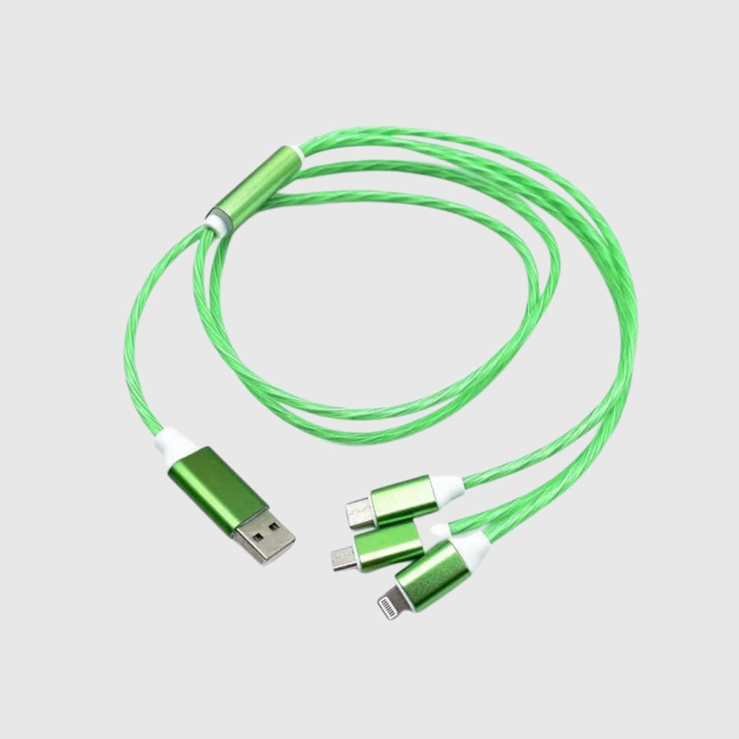 Flowing Light Cable Charger 3 in 1