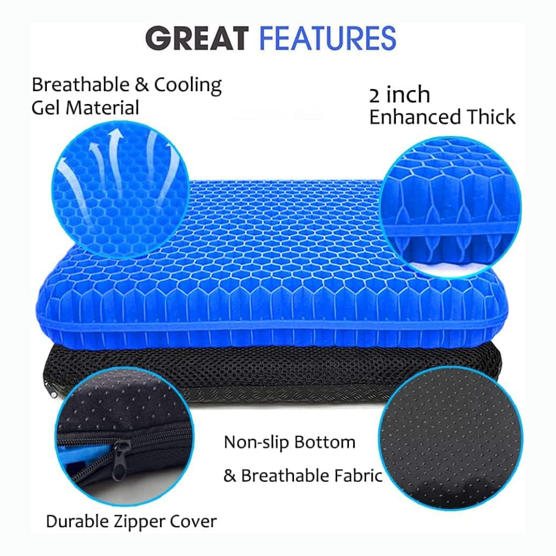 Summer Honeycomb Gel Seat Cushion
