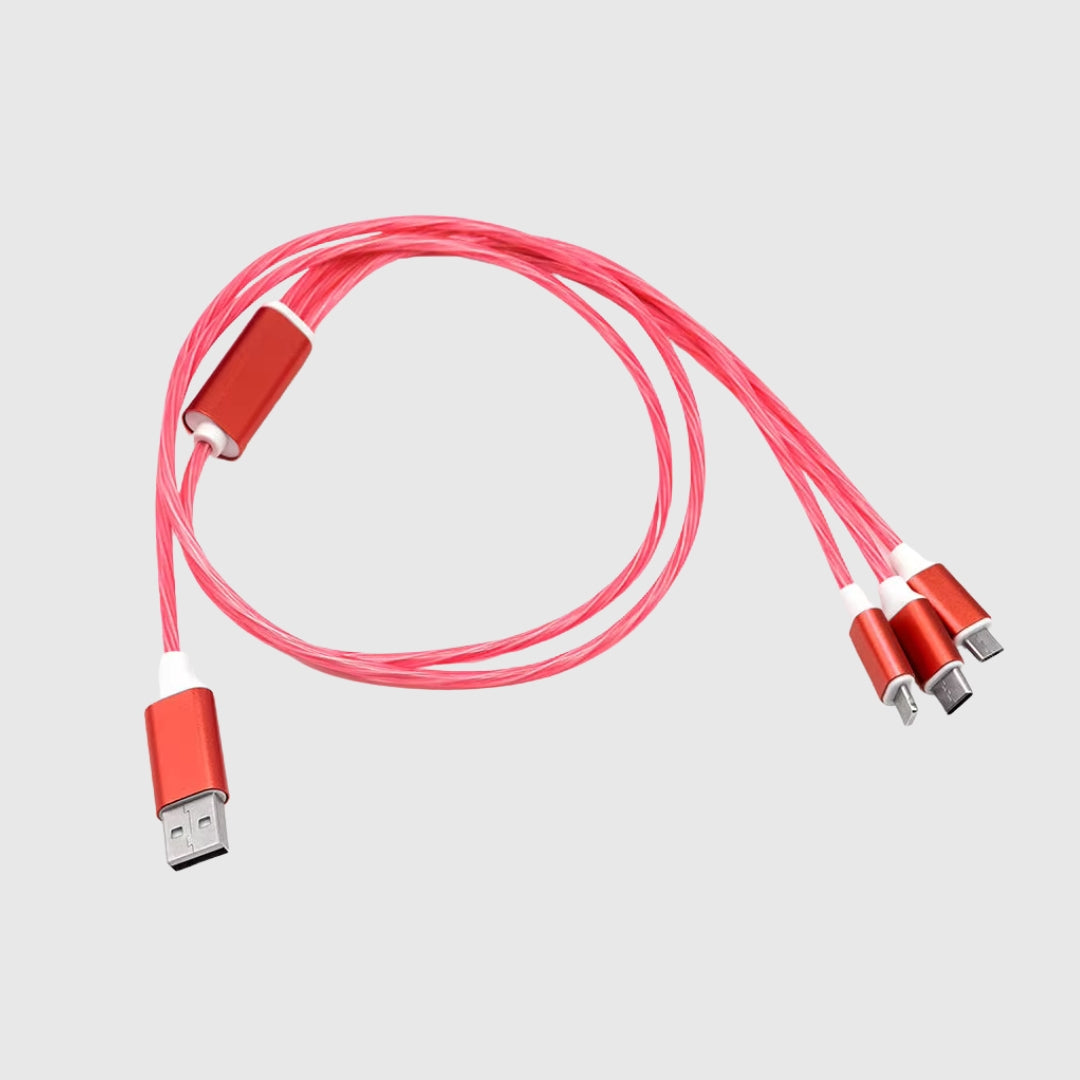 Flowing Light Cable Charger 3 in 1
