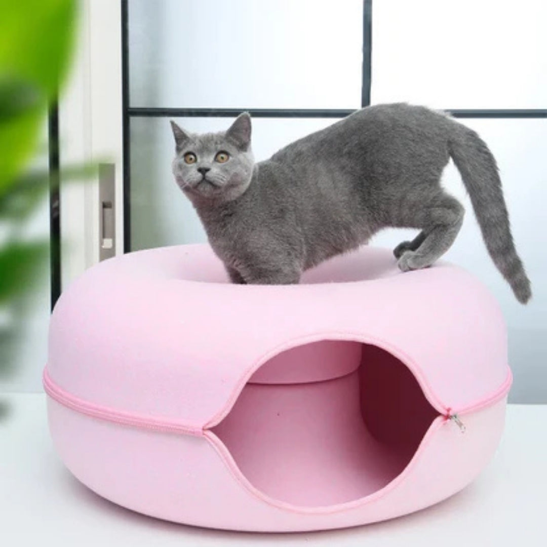 Felt Cat's Nest Donut Tunnel-S