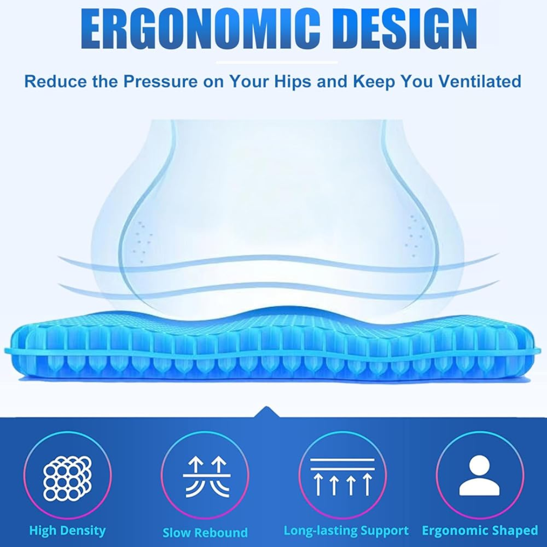 Summer Honeycomb Gel Seat Cushion