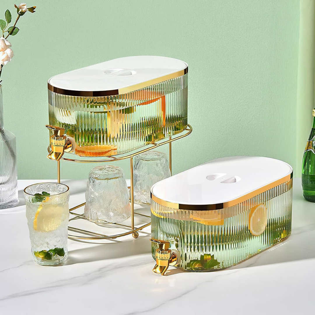 Oval Drinking Dispenser With Faucet