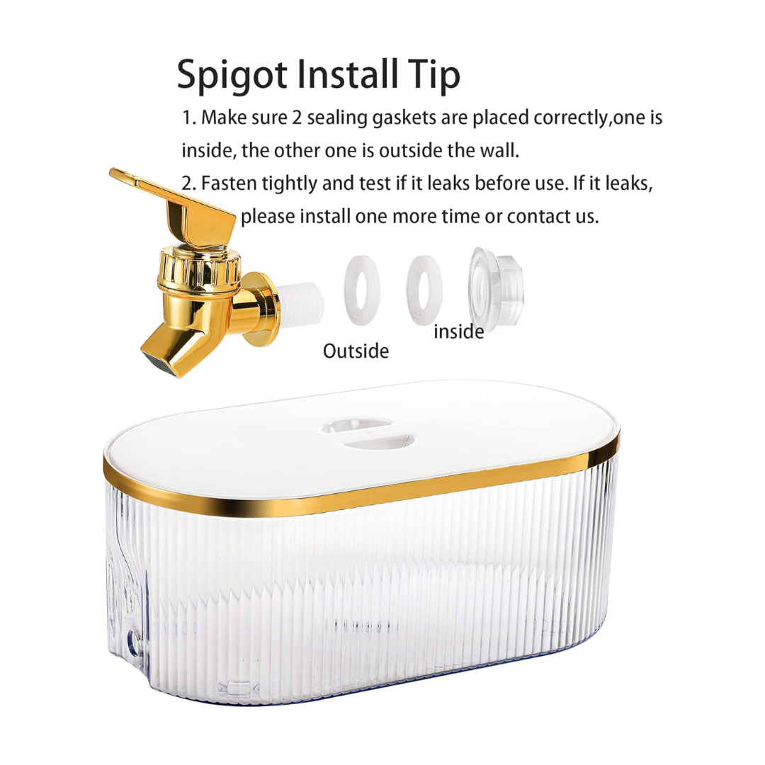 Oval Drinking Dispenser With Faucet