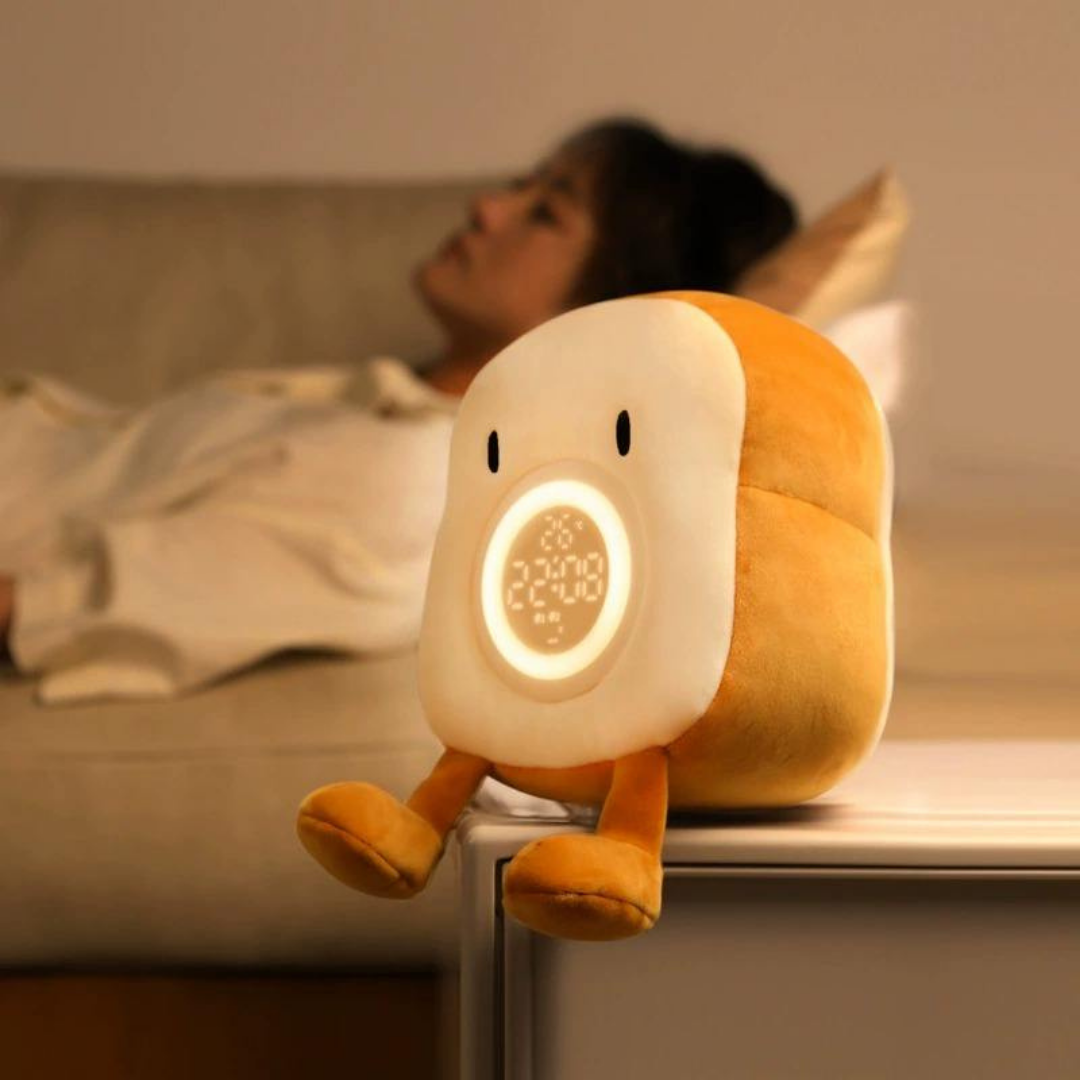 Toast Plush Alarm Clock