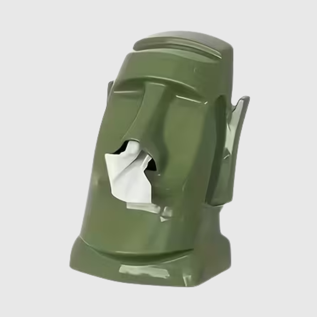 Moai Statue Tissue Box