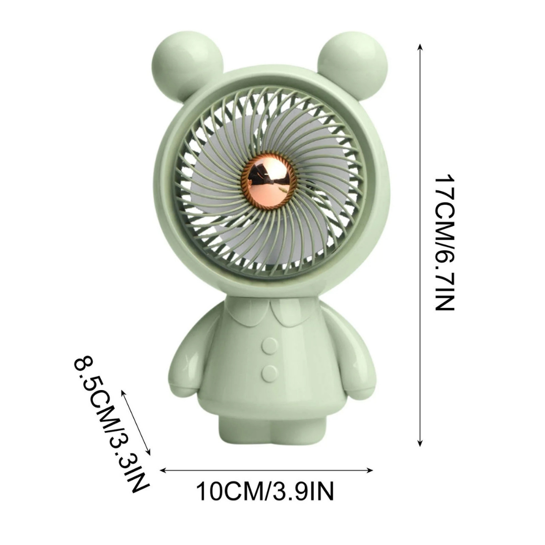 Portable Bear Mini Fan