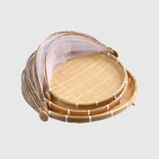 Handmade Bamboo Round Basket 3 pcs Set