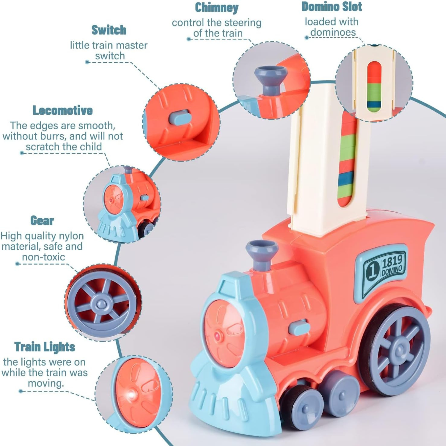 Domino Train Toy