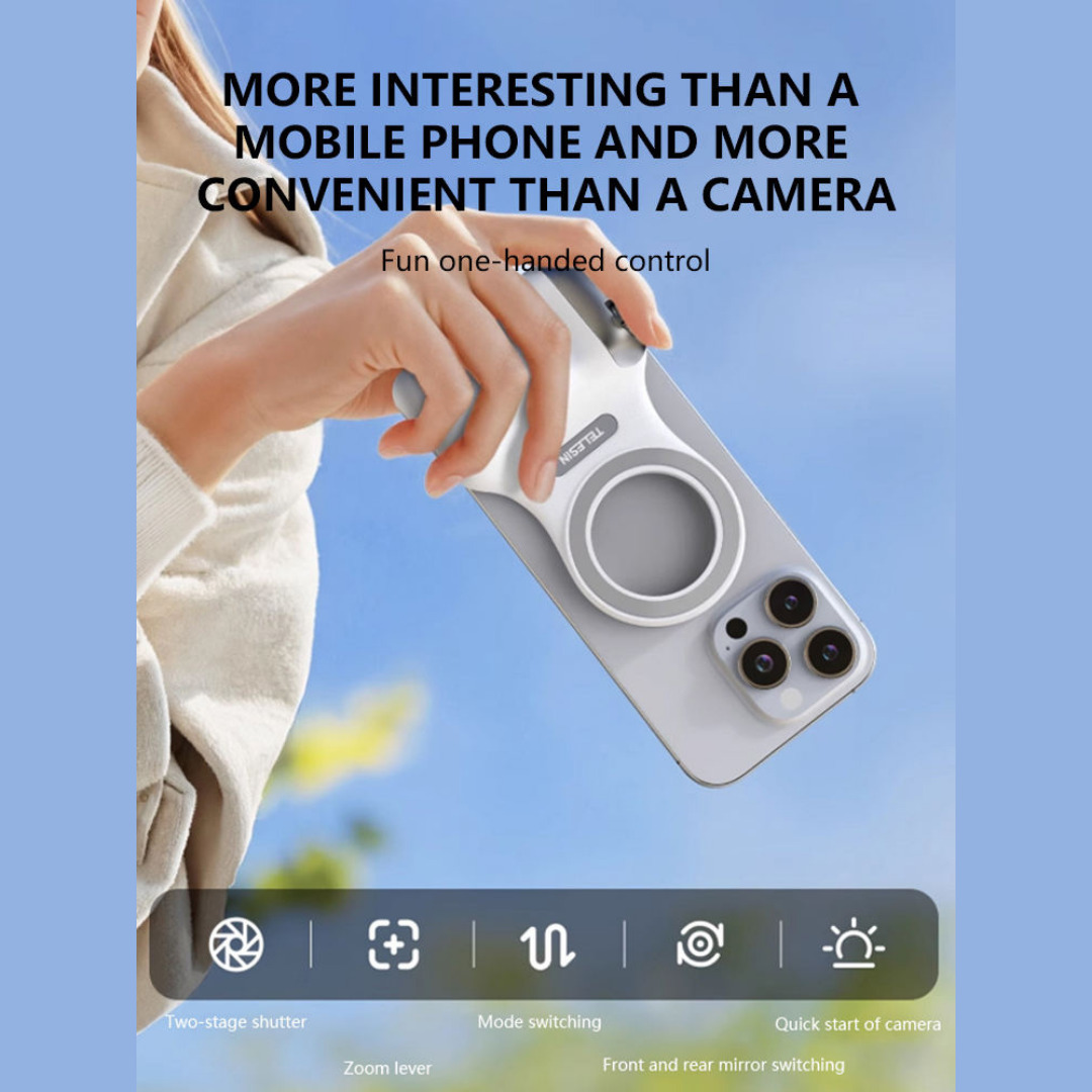Magnetic Camera Grip for Mobile Phones