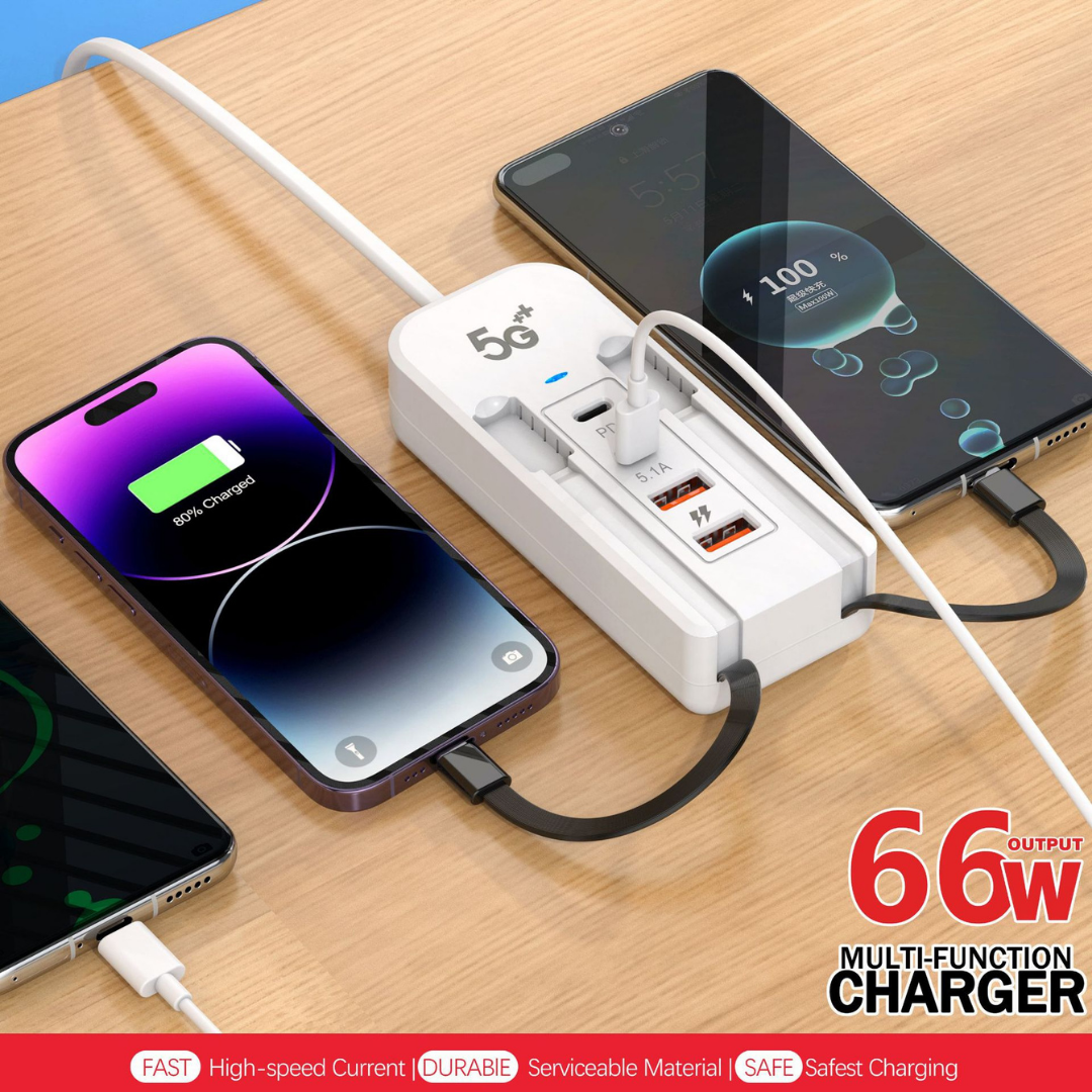 Power Strip Charger Dual Pd & Usb