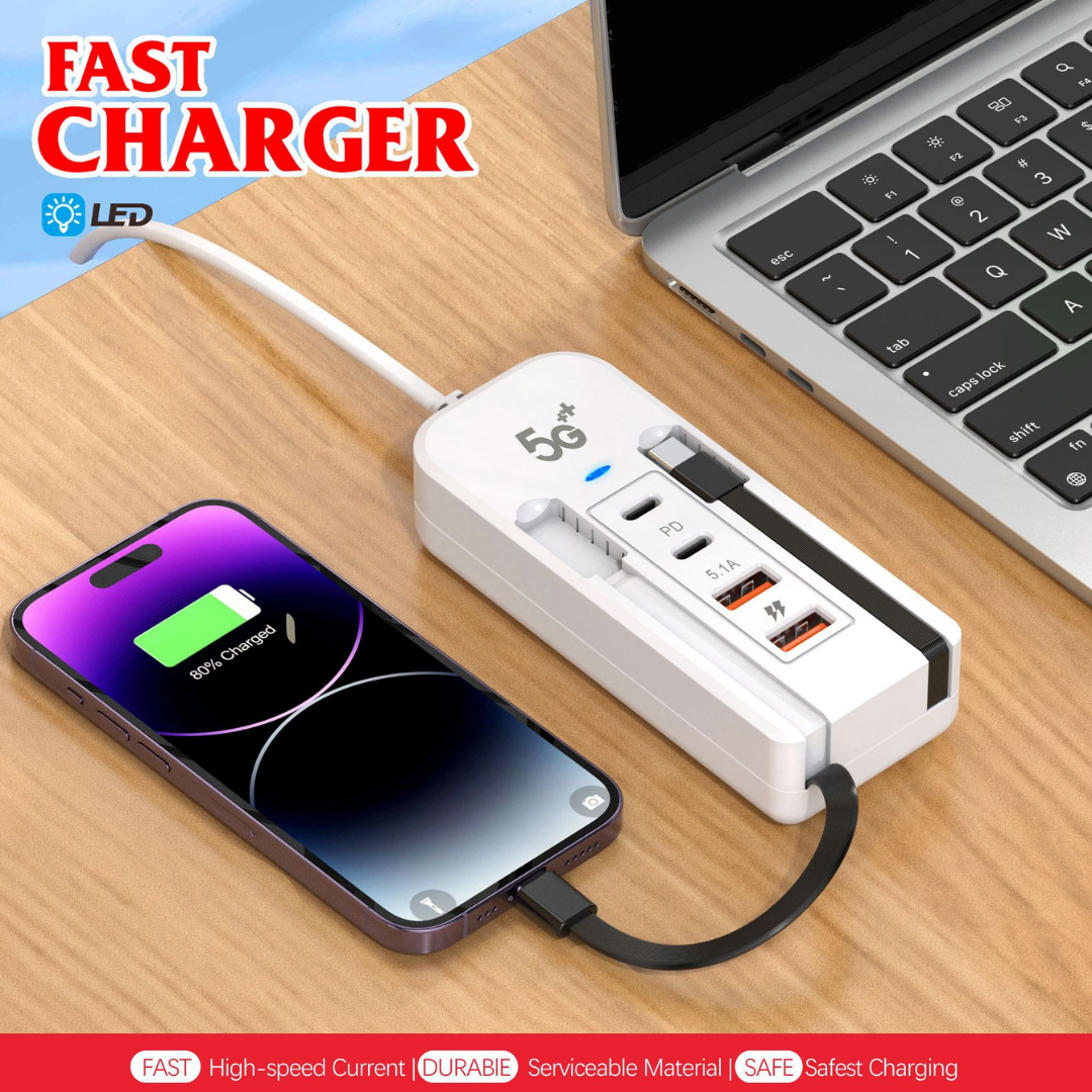 Power Strip Charger Dual Pd & Usb