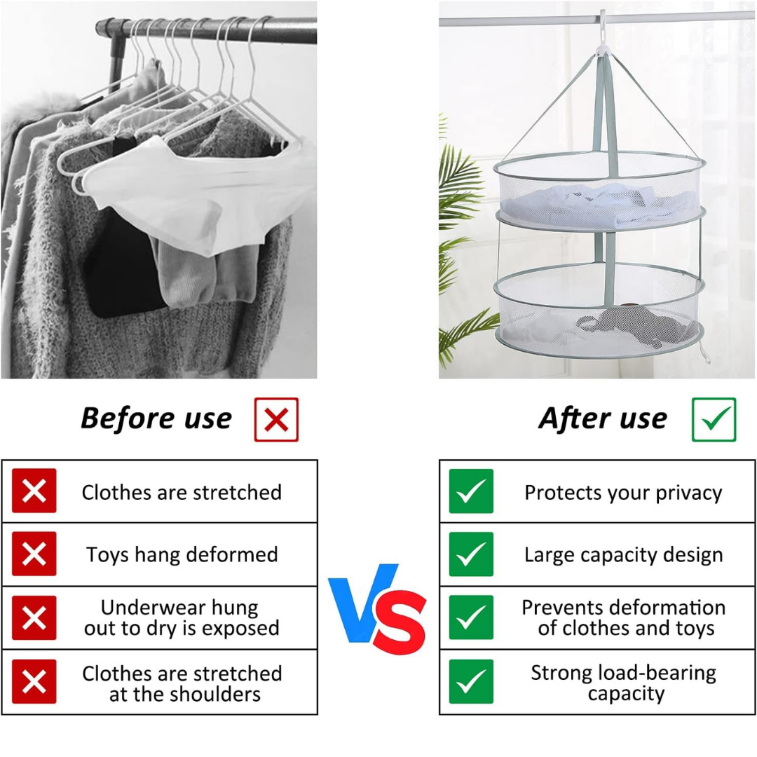 2 Layers Folding Dryer Net