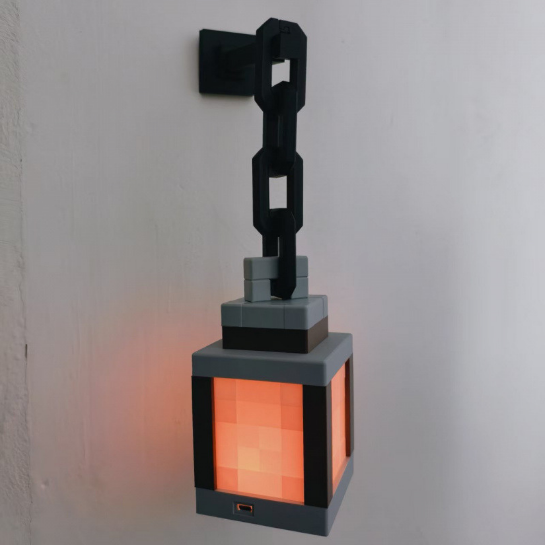 Pixelated Lantern Night