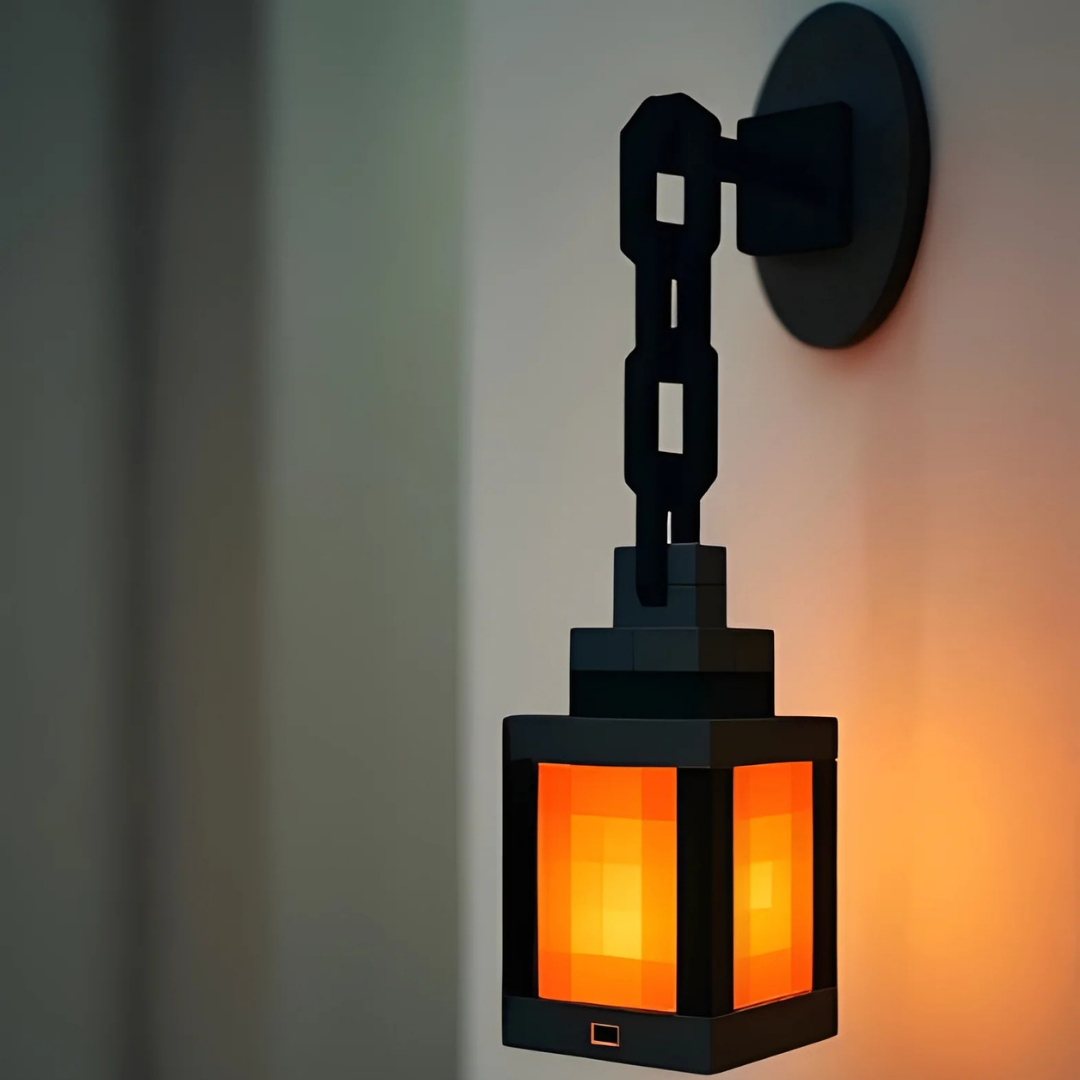 Pixelated Lantern Night
