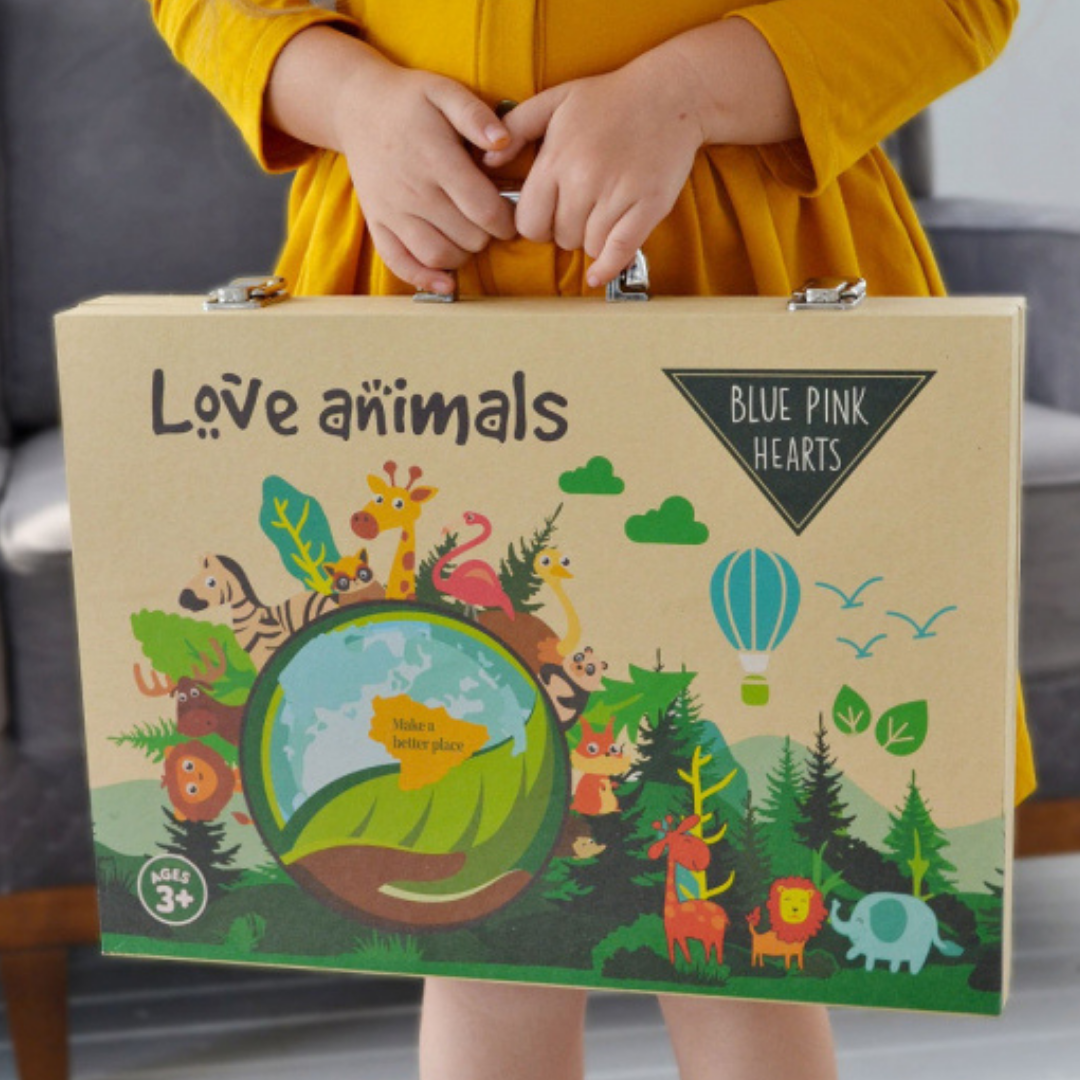 Wooden Box Deluxe Art Set