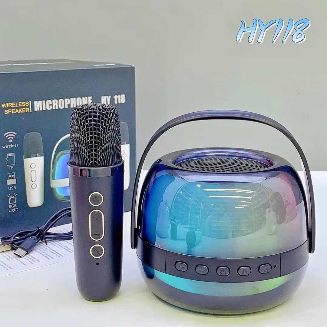 Portable Wireless Speaker With Microphone