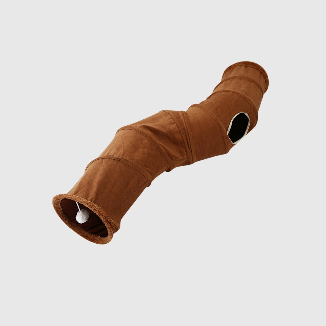S-Shape Suede Cat Tunnel Toys