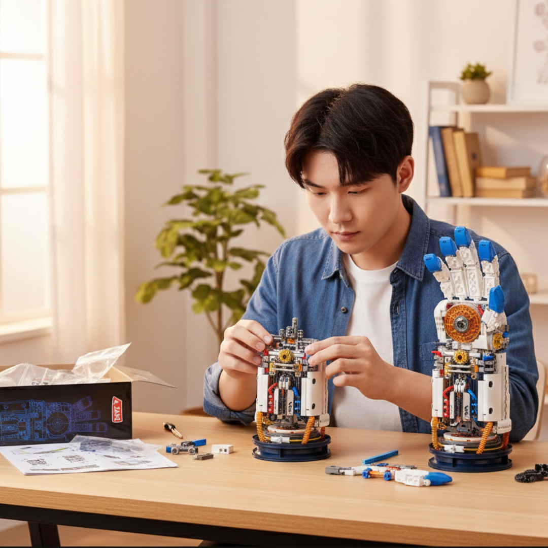 Puzzle Building Blocks Star Gloves