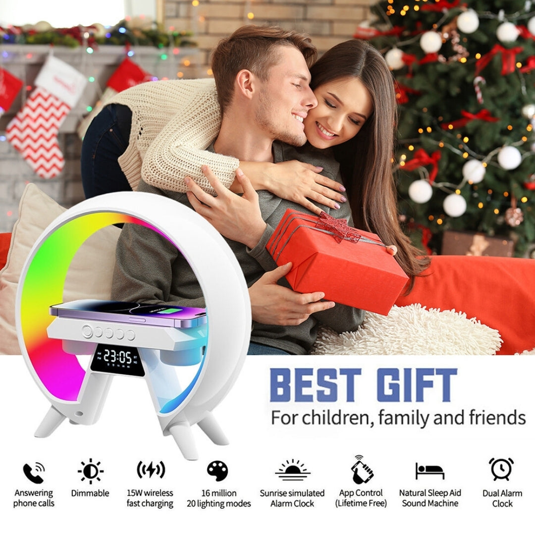 LED Wireless Charging Speaker