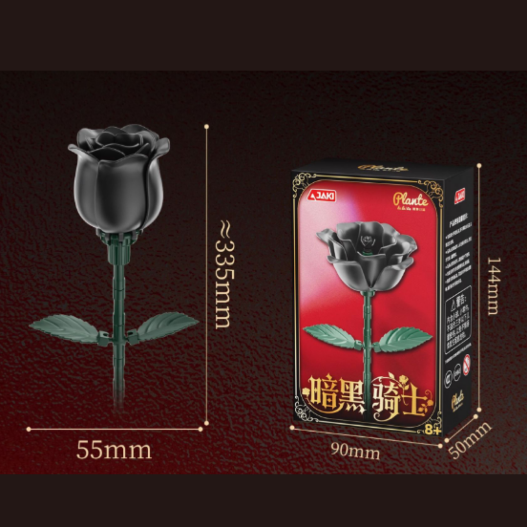 Building Blocks Dark Knight Rose Flower
