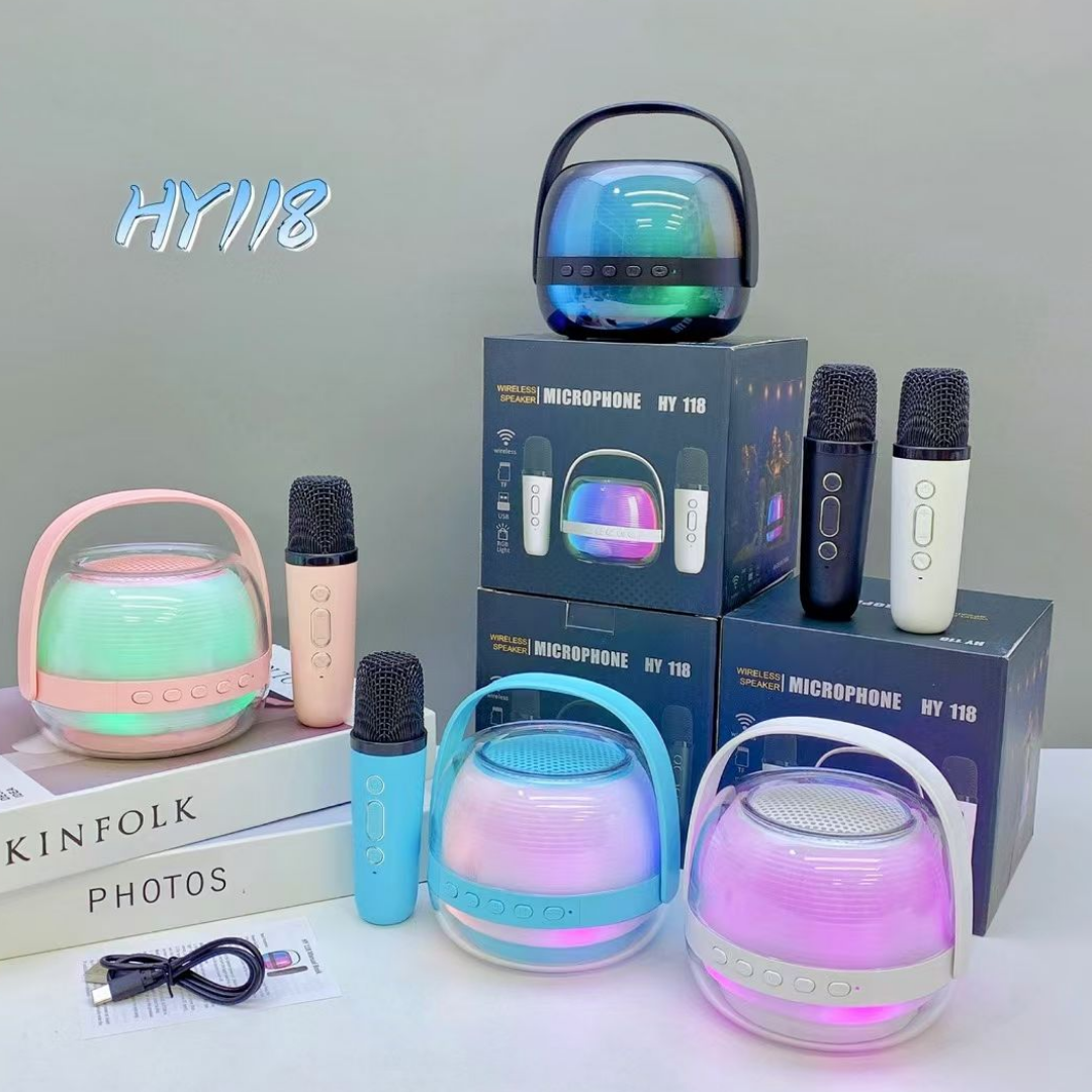Portable Wireless Speaker With Microphone