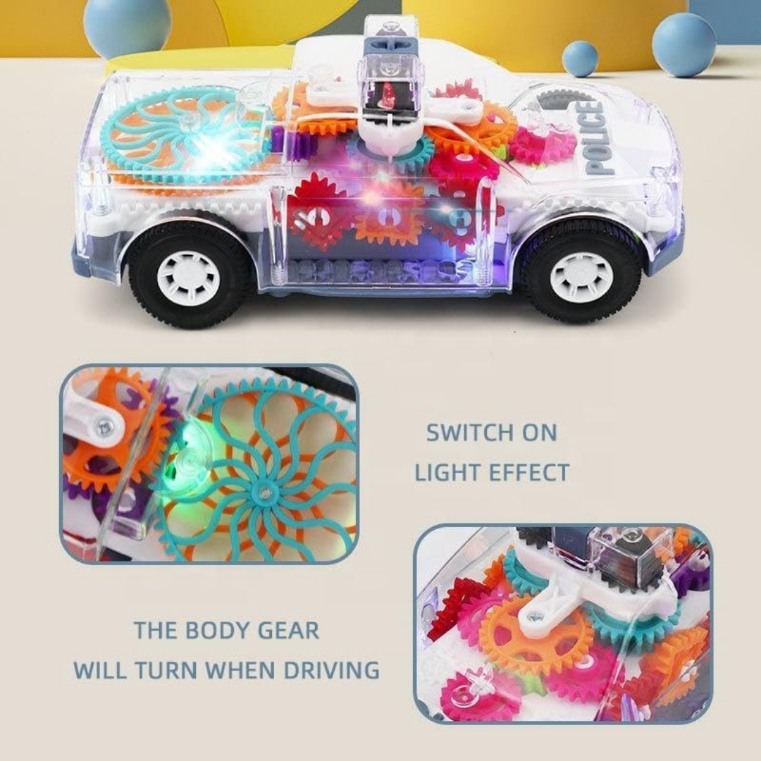 Police Gear Car Toy