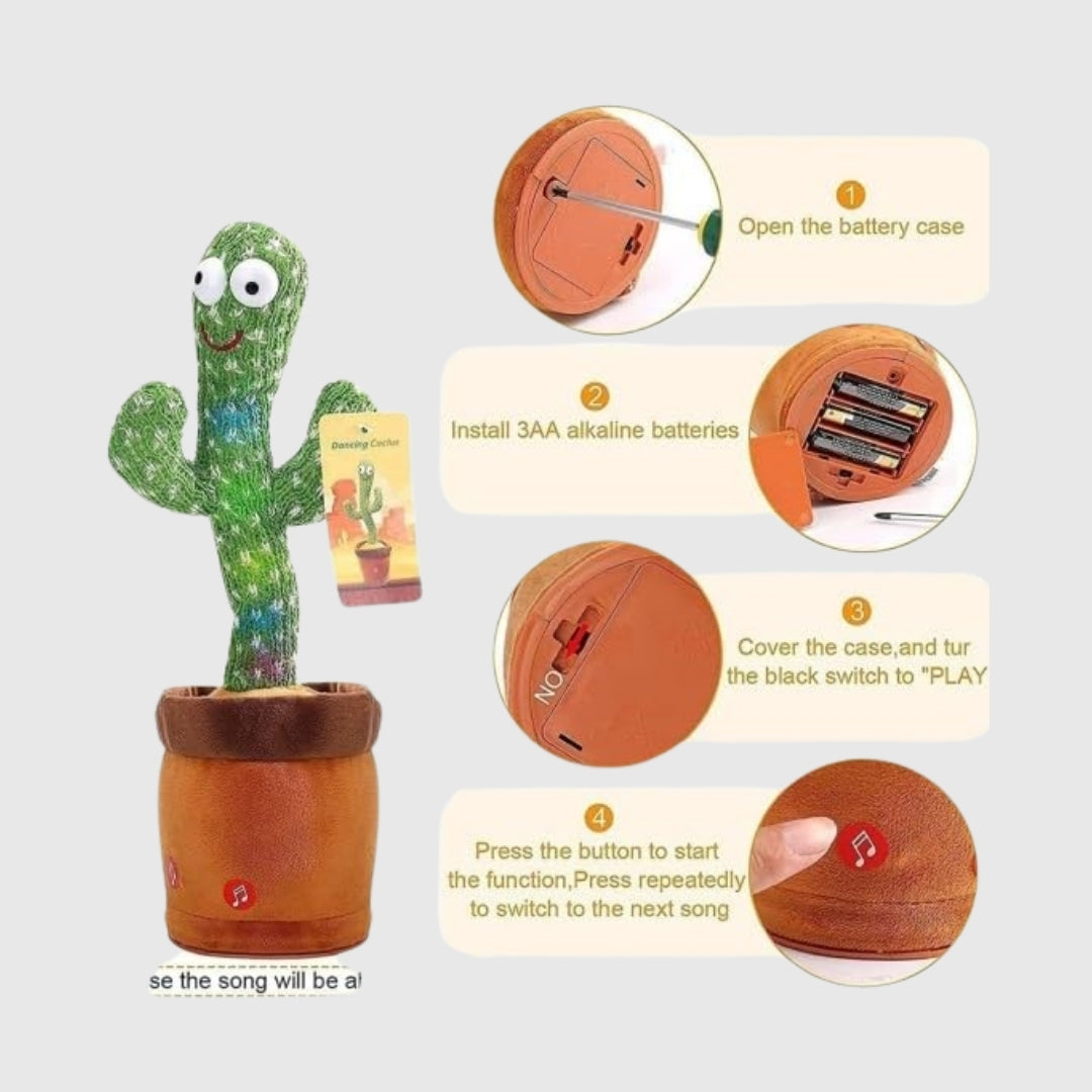 Dancing Cactus Plush Toy