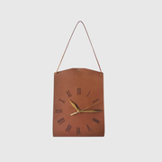 PU leather wall clock