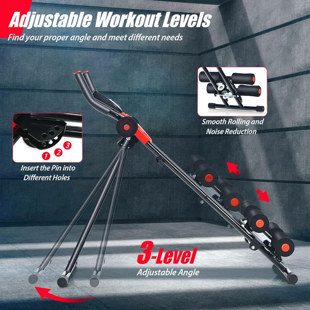 Foldable Abdominal Trainer Machine