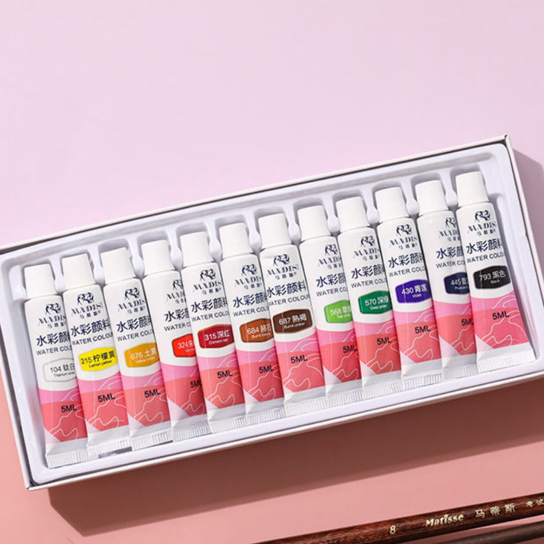 Watercolor Paint Tube Set