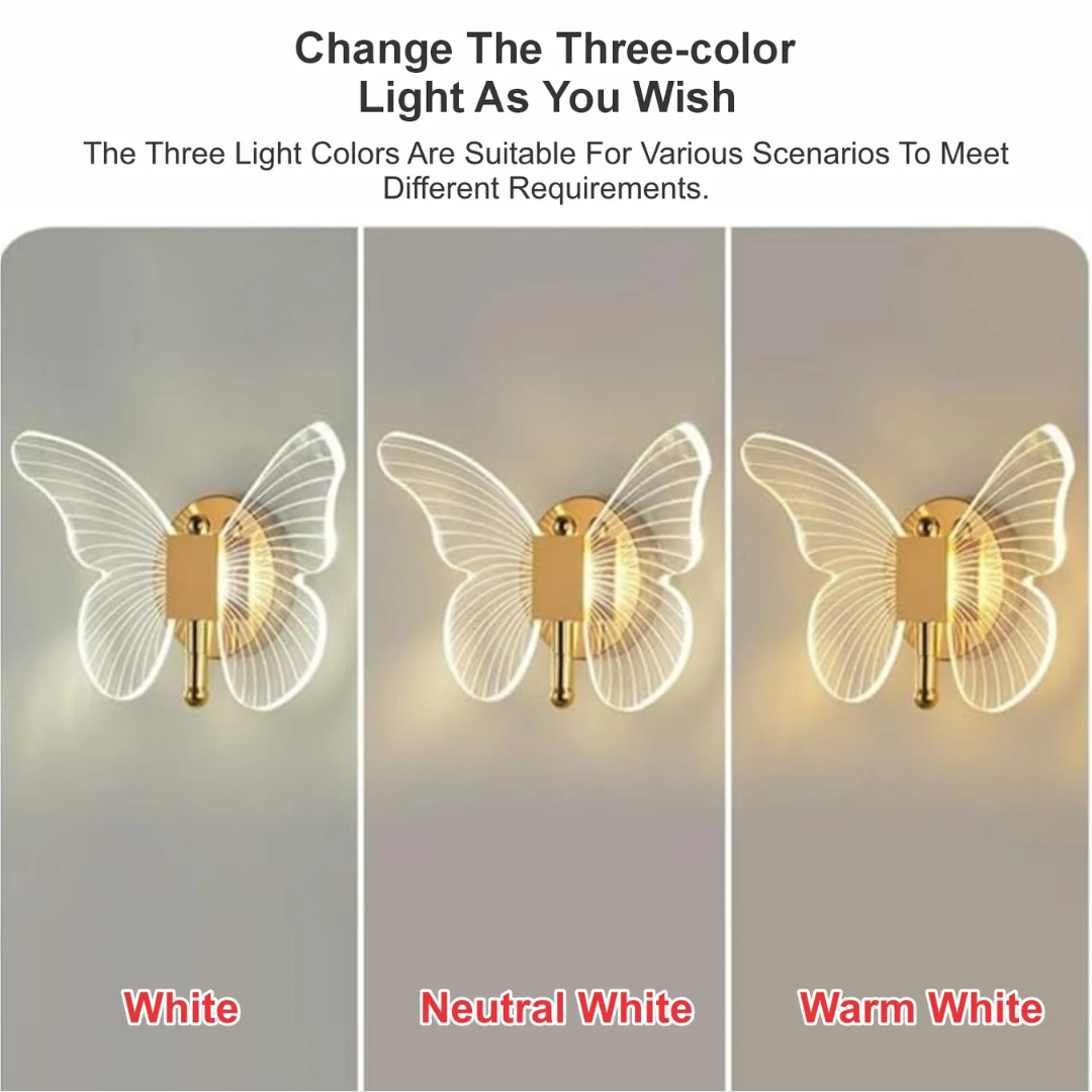 Butterfly Led Wall Lamp