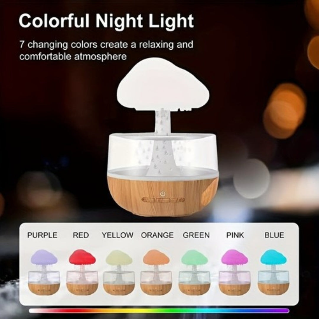 Mushroom Cloud Raindrop Humidifier
